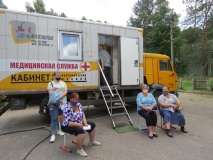 21 июля в д. В.Моховичи побывал мобильный медицинский автопоезд "Здоровье Смоленщины" - фото - 12