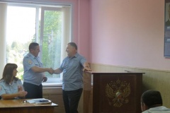 проводы на пенсию командира взвода полиции Велижского МОВО-филиала ФГКУ УВО УМВД России по Смоленской области - фото - 1