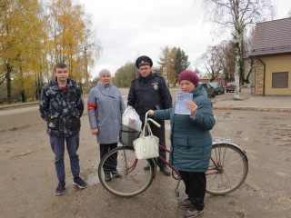 в городе Демидове сотрудниками полиции организовано профилактическое мероприятие с привлечением народных дружин - фото - 3