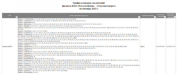 смоленскэнерго информирует о проведении плановых ремонтных работ в октябре 2023 года - фото - 4