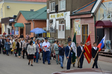 торжественные мероприятия, посвящённые 80-ой годовщине со Дня освобождения Демидовского района и города Демидова от немецко-фашистских захватчиков - фото - 8