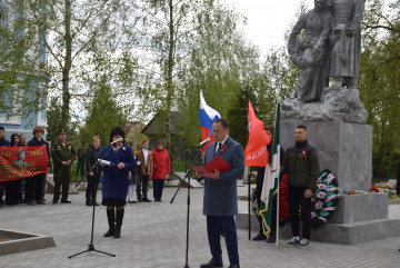 в Демидовском округе состоялись митинги, посвященные 80-ой годовщине со Дня Победы в Великой Отечественной войне День Победы - фото - 7
